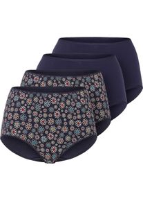 Damen Taillenslip marine + marine-bedruckt Gr&ouml;&szlig;e 50