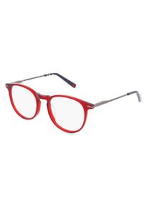 Fila VFI719 okulary unisex | Oprawka: Pełnoramkowe, Panto, Czerwony