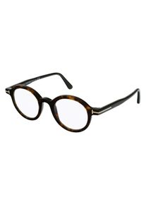 Tom Ford FT5664-B okulary unisex | Oprawka: Pełnoramkowe, Okrągłe, Havana