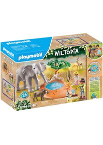 Playmobil Konstruktions-Spielset &raquo;Spritztour zum Wasserloch (71294), Wiltopia&laquo; teilweise aus recyceltem Material; Made in Europe