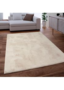 Paco Home Fellteppich &raquo;Kunstfell Soft 380&laquo; rechteckig 14 mm H&ouml;he Langflor, Kuschelteppich - besonders weich, Uni-Farben