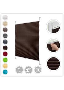 LICHTBLICK ORIGINAL Plissee &raquo;Klemmfix&laquo; Lichtschutz ohne Bohren verspannt Faltenstore