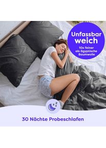 Wolkenfeld Kissenbezug &raquo;Mikrofaser Kissenbezug - Allergiker Kopfkissenbezug - unfassbar weich&laquo; Gr&ouml;&szlig;e 80x80, 40x80 und 70x90 cm; versteckter 