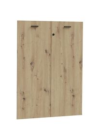 FORTE Schrankt&uuml;r &raquo;Goldsboro&laquo; 2 Stk. tlg. wahlweise mit Holzoptik oder Glas