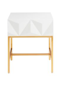 LEONIQUE Beistelltisch &raquo;Minfi, TOPSELLER!, OTTOs Choice&laquo; Schublade mit 3D-Front, auch als Nachttisch geeignet, Breite 50 cm