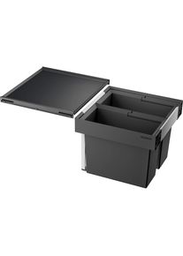 Blanco M&uuml;lltrennsystem &raquo;Flexon II 45/2&laquo; 2 Beh&auml;lter Kunststoff, Stahlblech, 450 mm Untermass