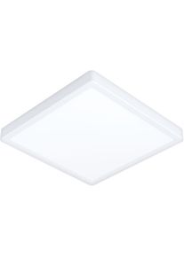 Eglo Deckenleuchte &raquo;FUEVA 5 Deckenlampe, IP44, geringe Aufbauh&ouml;he, 20 Watt, Quadrat&laquo; LED-Modul 1 Stk. Neutralwei&szlig; Aufbauleuchte, Badezimmer, Bad-