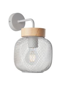 Brilliant Wandleuchte &raquo;Giada&laquo; E27 1 Stk. Wandlampe, H&ouml;he 26,5 cm, 1x E27, Metall/Holz