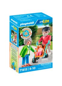 Playmobil Konstruktions-Spielset &raquo;Gro&szlig;eltern mit Baby (71613), myLife&laquo; Made in Europe
