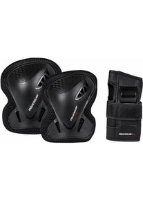Powerslide Protektoren-Set &raquo;One Basic Adult&laquo; schwarz, Gr&ouml;&szlig;e XL