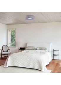 Paco Home Deckenleuchte &raquo;TARTE&laquo; E27 Rund B&uuml;roleuchte 2 x E27 Textilschirm Modern Geschlossen Unifarben