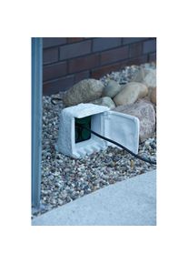 Ubbink Gartensteckdose &raquo;Stone Decor&laquo; mit 4 Steckdosen