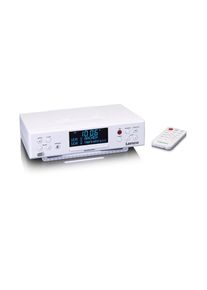 Lenco K&uuml;chen-Radio &raquo;KCR-190WH K&uuml;chenradio Unterbau mit PLL-FM-Radio DAB+ BT&laquo; (Bluetooth Digitalradio (DAB+) 4 W)