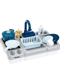 klein Spielk&uuml;che &raquo;Miele - Sp&uuml;le mit Wasserfunktion und Kochfeld&laquo; Made in Germany