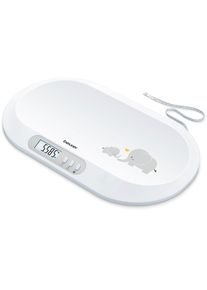 Beurer Personenwaage &raquo;BY 90 Babywaage&laquo; mit innovativer Bluetooth -Verbindung zur App und integriertem Ma&szlig;band