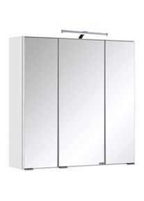 Welltime Spiegelschrank &raquo;Texas Spiegel Badm&ouml;bel Badschrank Badspiegel Bestseller&laquo; mit 3 T&uuml;ren, Breite 60cm, wahlweise mit LED, 
