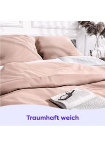 Wolkenfeld Kissenbezug &raquo;Mako-Satin Baumwolle Kopfkissenbezug - Premium Kissenbezug&laquo; Gr&ouml;&szlig;e 80x80, 40x80 und 70x90 cm; versteckter Rei&szlig;verschluss