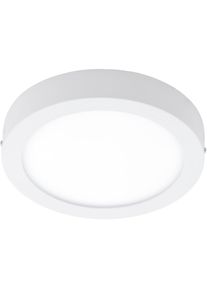 Eglo Aufbauleuchte &raquo;FUEVA-C&laquo; LED-Board Kaltwei&szlig; Neutralwei&szlig; Tageslichtwei&szlig; Warmwei&szlig; Smart Home Deckenlampe &Oslash;30cm, dimmbar, Wei&szlig;t&ouml;ne und Farben 