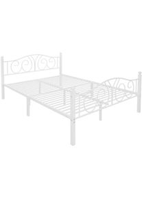 OTTO home Metallbett &raquo;LUND Landhausbett Bett M&auml;rchenbett Prinzessinbett&laquo; Tr&auml;ume wie im M&auml;rchen: Dein romantisches Metallbett in 2 Breiten