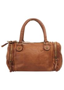 XZONE X-Zone Henkeltasche echt Leder, Made in Italy