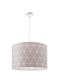 Paco Home Pendelleuchte &raquo;Stella 401&laquo; E27 Deckenlampe Wohnzimmer Schlafzimmer H&auml;ngelampe Skandi Rauten E27