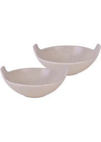 Creatable Servierschale &raquo;Balti Dish&laquo; 2 Stk. aus Steinzeug Dipschale, M&uuml;slischale, Snackschale, Topaktueller &bdquo;Streat Food&ldquo; Trend