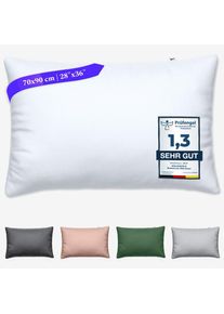 Wolkenfeld Kissenbezug &raquo;Mikrofaser Kissenbezug - Allergiker Kopfkissenbezug - unfassbar weich&laquo; Gr&ouml;&szlig;e 80x80, 40x80 und 70x90 cm; versteckter 