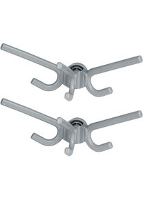 Wenko Kleiderhaken &raquo;Modell Herkules&laquo; Haken mit 3 Aufh&auml;ngern, Erweiterung zum Herkules Teleskop-System