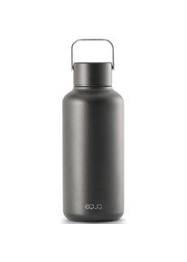 Equa Trinkflasche &raquo;Timeless Off Dark&laquo; aus Edelstahl, mit Tragegriff