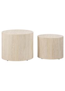 ACTONA GROUP Couchtisch &raquo;Mice, Anstelltisch, Sofatisch, TOPSELLER! 2er-set, Scandi-Stil&laquo; Couchtisch, Beistelltisch, OTTOs Choice, moderne ovale Form (