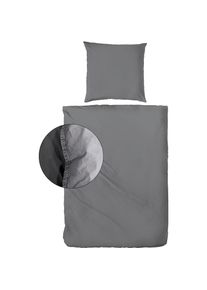 Primera Bettw&auml;sche &raquo;Stone-Washed in Gr. 135x200, 155x220 oder 200x200 cm&laquo; 2 Stk. tlg. 100% Baumwolle, Bettw&auml;sche in feinem Knitterlook, weicher Griff