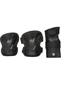 Powerslide Protektoren-Set &raquo;Basic Adult Set&laquo; schwarz, Gr&ouml;&szlig;e XL