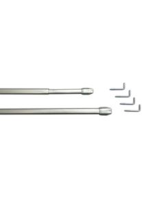 Indeko Scheibenstange &raquo;Scheibenstange ausziehbar 1-l&auml;ufig, 2 St&uuml;ck&laquo; &Oslash; 11 mm 1 l&auml;ufig-l&auml;ufig ausziehbar