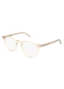 SAINT LAURENT SL 28 okulary unisex | Oprawka: Pełnoramkowe, Okrągłe, Beżowy