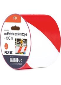 Perel, Absperrung, Rot/wei? Sicherheitsband - 100 m - Rolle