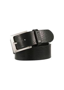 Joop Jeans, Herren, Lederg&uuml;rtel mit eckiger Dornschlie&szlig;e, im Vintage Look, black, 110, Herreng&uuml;rtel von JOOP! Jeans