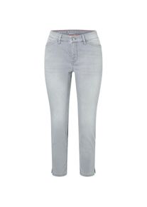 MAC, Damen, 7/8-Jeans &raquo;Dream Summer&laquo; verk&uuml;rzt mit Schlitz am Saum, authentic light grey used, L&auml;nge 26, 40 -L&auml;nge 26, authentic light grey used, 7/8 