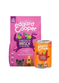 Edgard & Cooper Frischer Hirsch & Freilaufente 12kg + 6x400g Huhn gratis