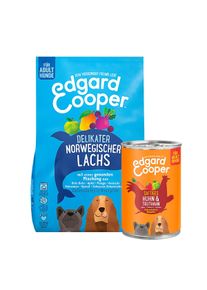 Edgard & Cooper Frischer norwegischer Lachs 12kg + 6x400g Huhn gratis
