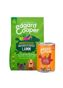 Edgard & Cooper Frisches Weidelamm 12kg + 6x400g Huhn gratis