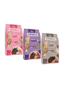Sanabelle Huhn, Strau&szlig;, Lamm 2+1 gratis 2kg