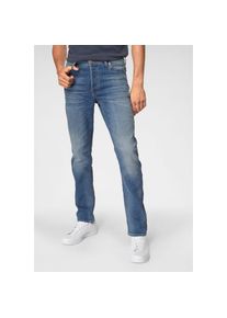 Jack & Jones Jack & Jones, Herren, Slim-fit-Jeans &raquo;JJITIM mit Waschung und praktischen Taschen&laquo; Abriebeffekte, modisch, slim fit, Denim, light-blue, L&auml;nge 30, 32 -