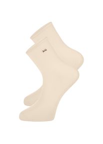 BOSS, Damen, Feinsocken Packung, 2 Paar tlg. fein gerippt, verst&auml;rkte Fersen- und Zehenpartie, Open White 119, 39-42, Open White 119, 2er Pack Socken 
