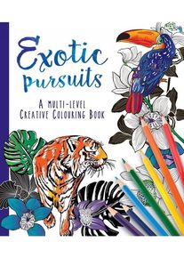 Alligator Mandala coloring book EXOTIC PURSUITS