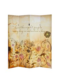 LED-Paravent Light up, Trennwand Raumteiler, Timer netzbetrieben 180x160cm 28 LEDs