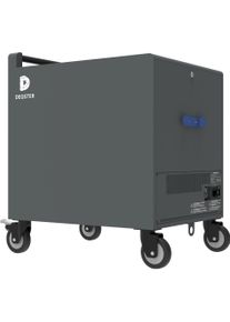 Deqster Toploader Trolley 32 - EU plug Typ C/F, Notebookwagen, Grau