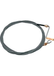 CABERE Rohrreinigungswelle L&auml;nge 5 m Wellen-&Oslash; 12 mm Krallen-&Oslash; 40 mm doppellagig mit Messingkupplung, Reinigungsutensil