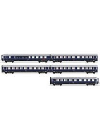 RIVAROSSI DB 5-teil. Personenzug Blauer Enzian blau Ep. III (Spur H0)