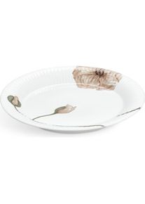 K&Auml;HLER DESIGN K&auml;hler Hammersh&oslash;i Poppy dinnerplate 27 cm (692288), Teller, Weiss
