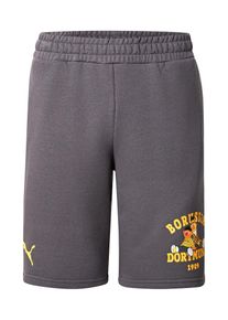 Puma Spodnie sportowe 'BVB x Sesame Street' dla mężczyzn ż&oacute;łty / ciemnoszary / pomarańczowy / biały Rozmiar S